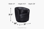 335100023:Barolo Swivel Chair, 