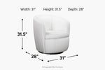 652378737:Barolo Swivel Chair, 