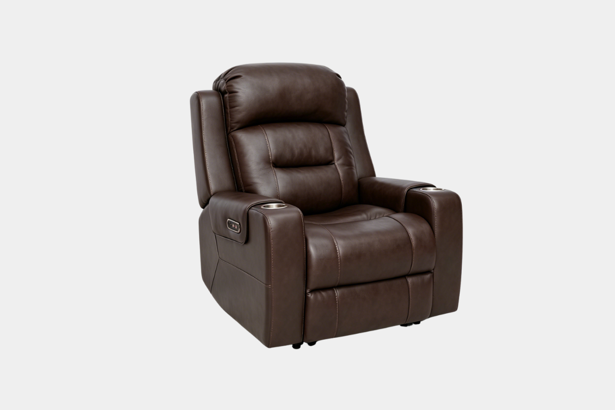 354171650:Baron 2 Power Recliner, Angled