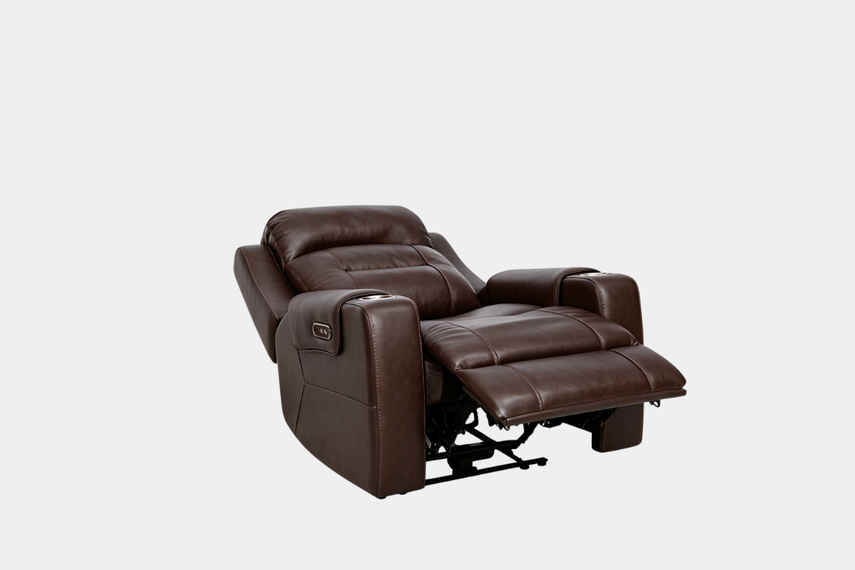 354171650:Baron 2 Power Recliner,  ReclinedAngled