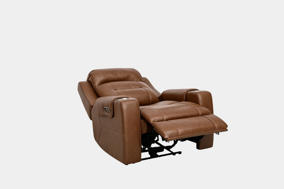 481127771:Baron 2 Power Recliner,  ReclinedAngled