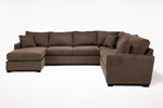 BARRETT05:Barrett Tux Sofa Chaise Sectio, Front
