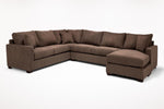 BARRETT04:Barrett Tux Sofa Chaise Sectio, Angle