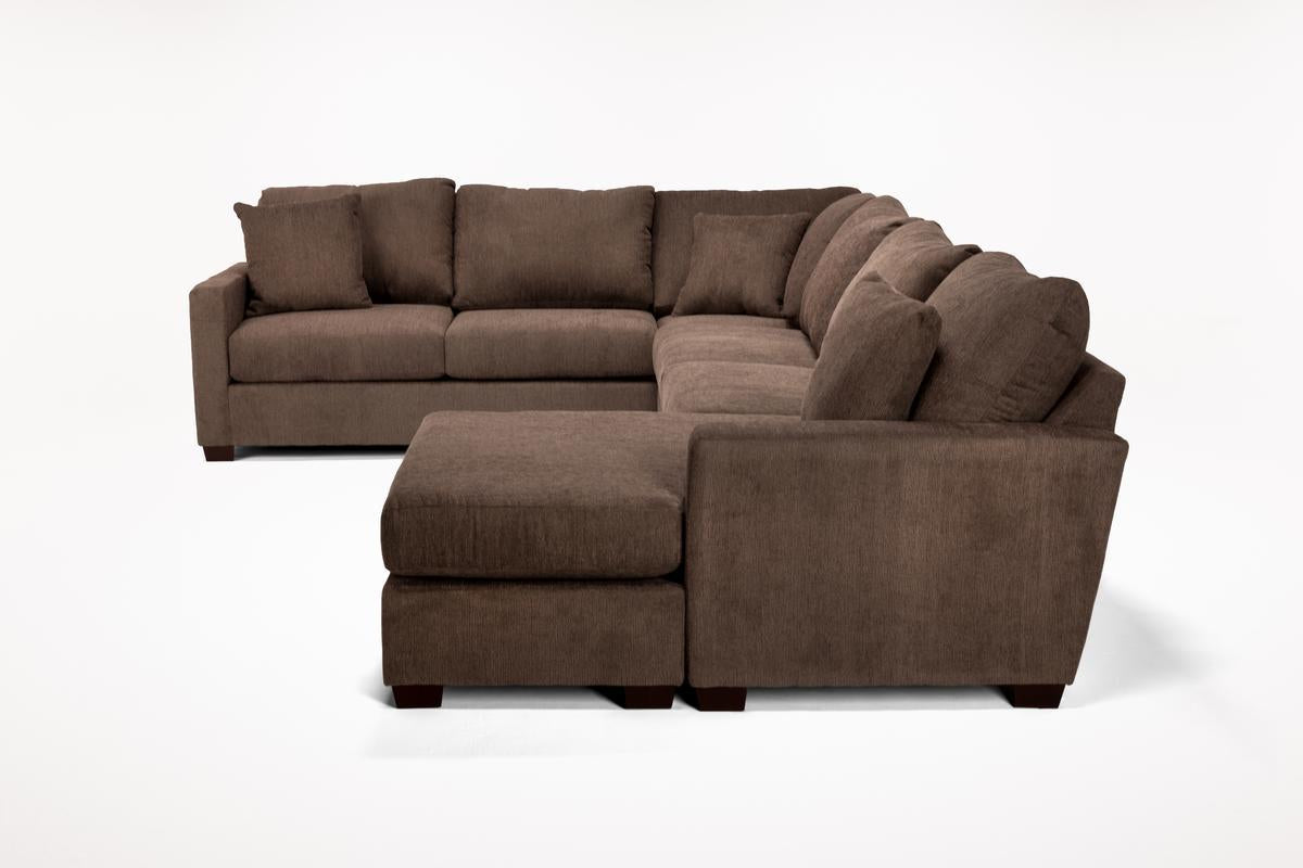 BARRETT04:Barrett Tux Sofa Chaise Sectio, Side