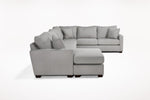 BARRETT03:Barrett Tux Sofa Chaise Sectio, Side
