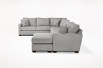 BARRETT02:Barrett Tux Sofa Chaise Sectio, Side