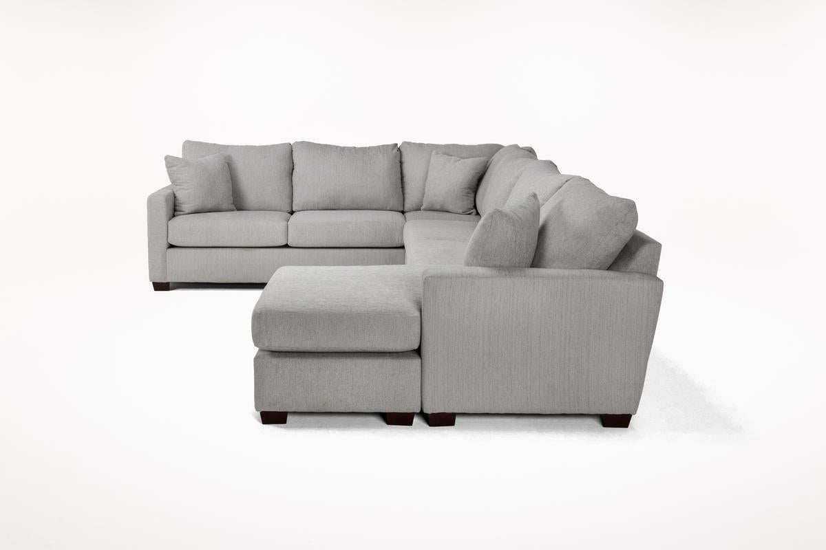 BARRETT02:Barrett Tux Sofa Chaise Sectio, Side