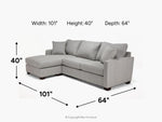 186656396:Barrett Sofa Chaise, 