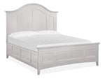 660636295:Bay Creek Arch Panel Bed, Dresser, Mirror & Nightstand in White, Eastern King, Image 2