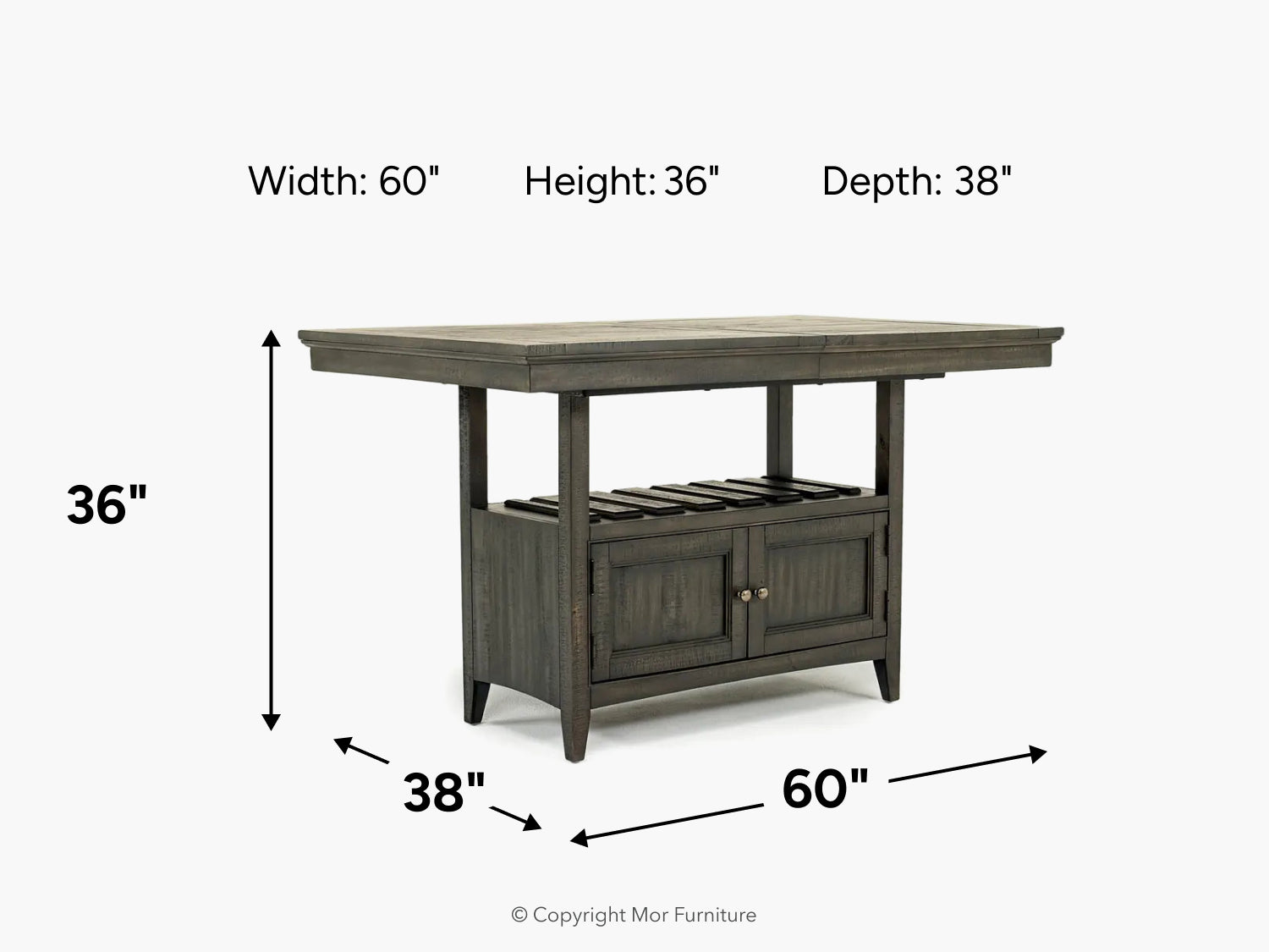 858876369:Bay Creek Counter Height Dining Table, 