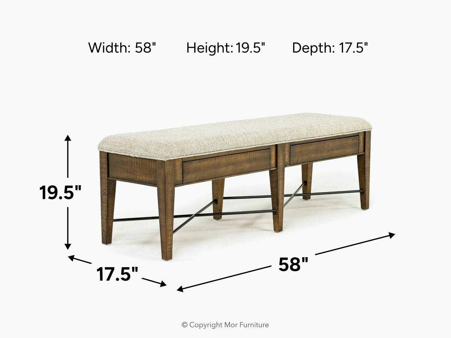 545915501:Bay Creek Dining Bench, 