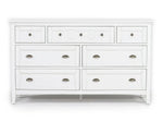 660636295:Bay Creek Arch Panel Bed, Dresser, Mirror & Nightstand in White, Eastern King, Image 6