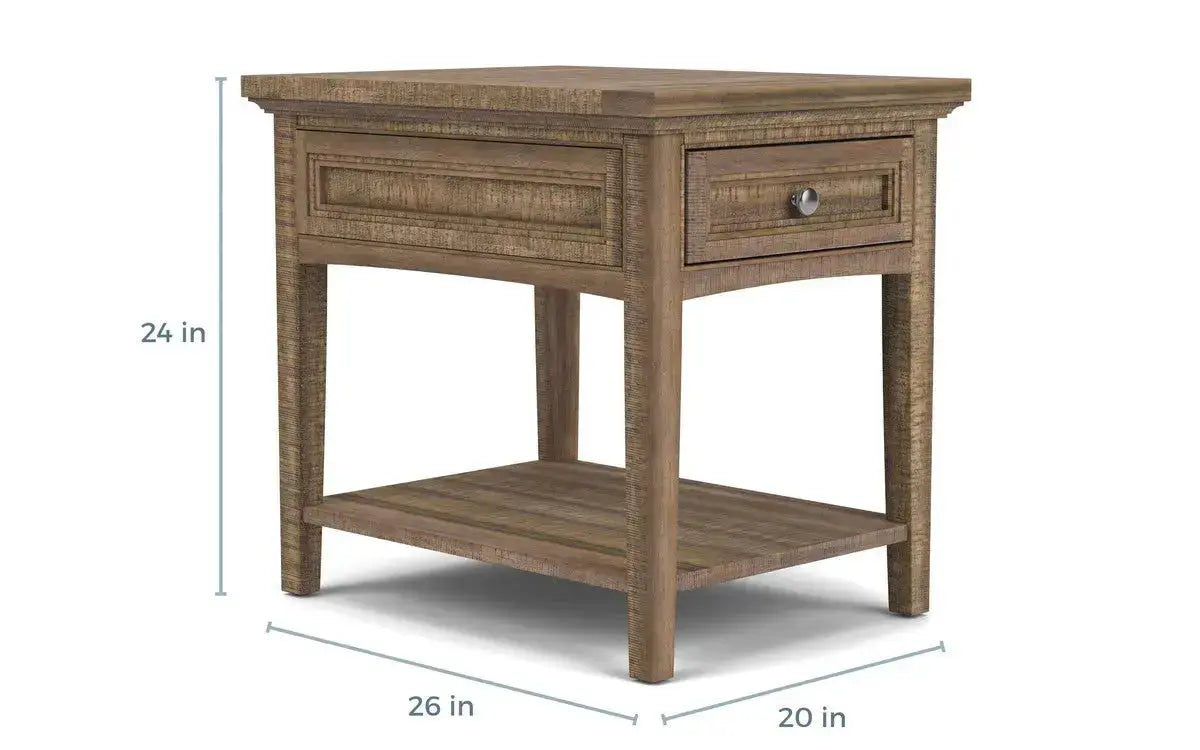 071164311:Bay Creek End Table, Angle