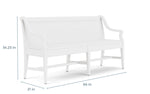 374013219:Bay Creek Dining Bench, Back