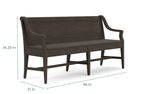 588634462:Bay Creek Dining Bench, Back