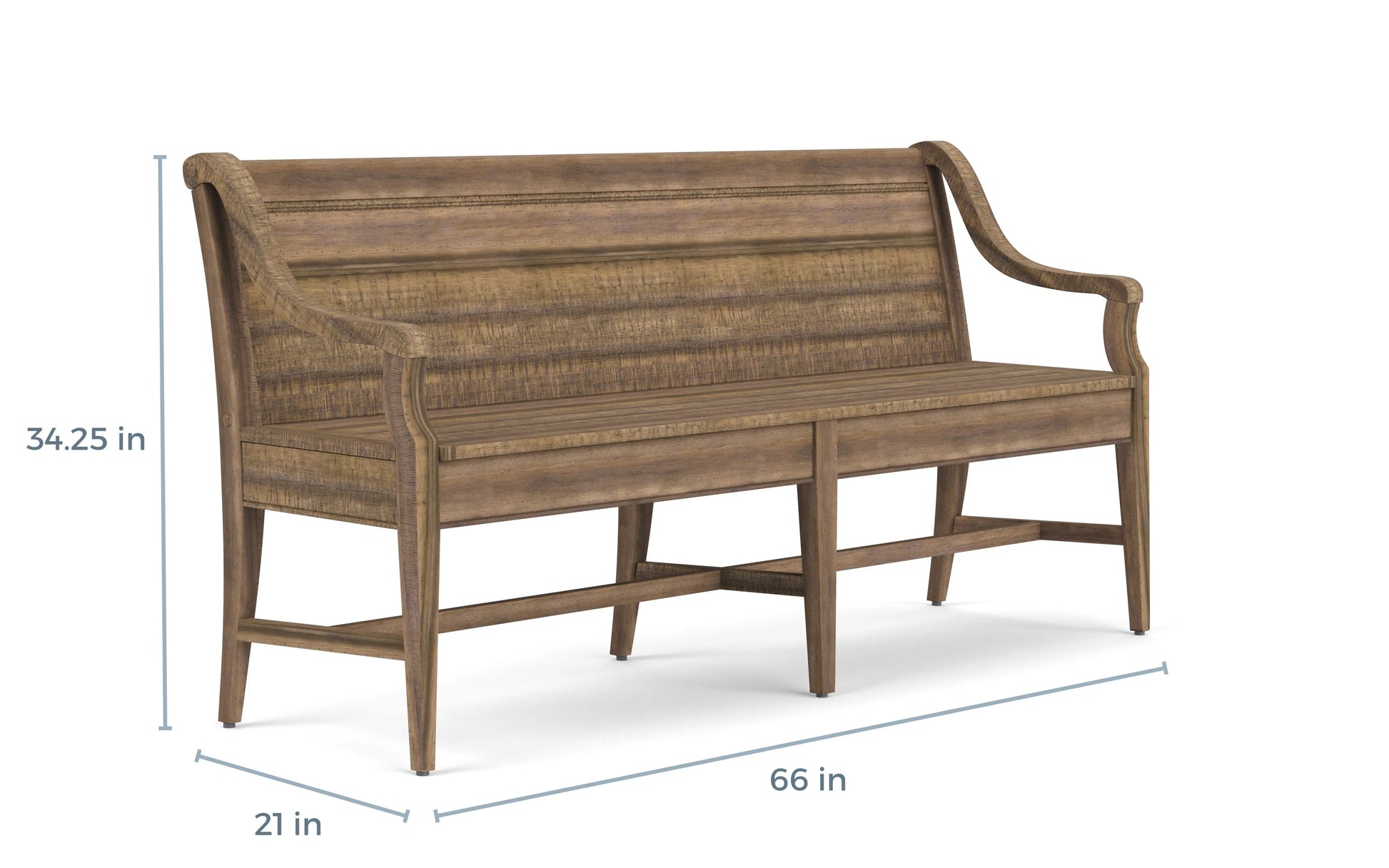 661317142:Bay Creek Dining Bench, Back