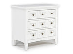 844849966:Bay Creek Arch Panel Bed, Dresser, Mirror & Nightstand in White, California King, Image 7