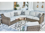 BEACHFR00:Beachcroft 3 Piece Patio Secti, Styled