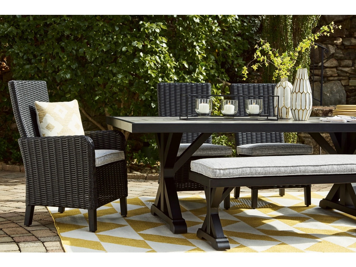 893006312:Beachcroft Outdoor Dining Tabl, Styled