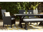893006312:Beachcroft Outdoor Dining Tabl, Styled