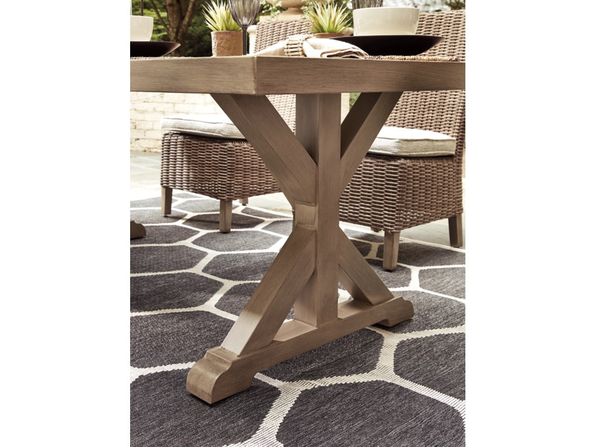 704953039:Beachcroft Outdoor Dining Tabl, Styled
