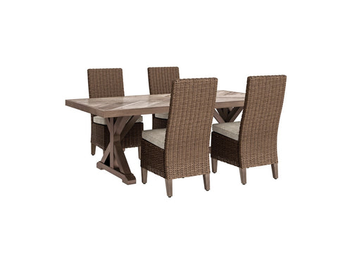 BEACHFR02:Beachcroft Patio Table & 4 Cha, Back