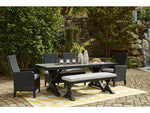 744433143:Beachcroft Patio Bench, Styled