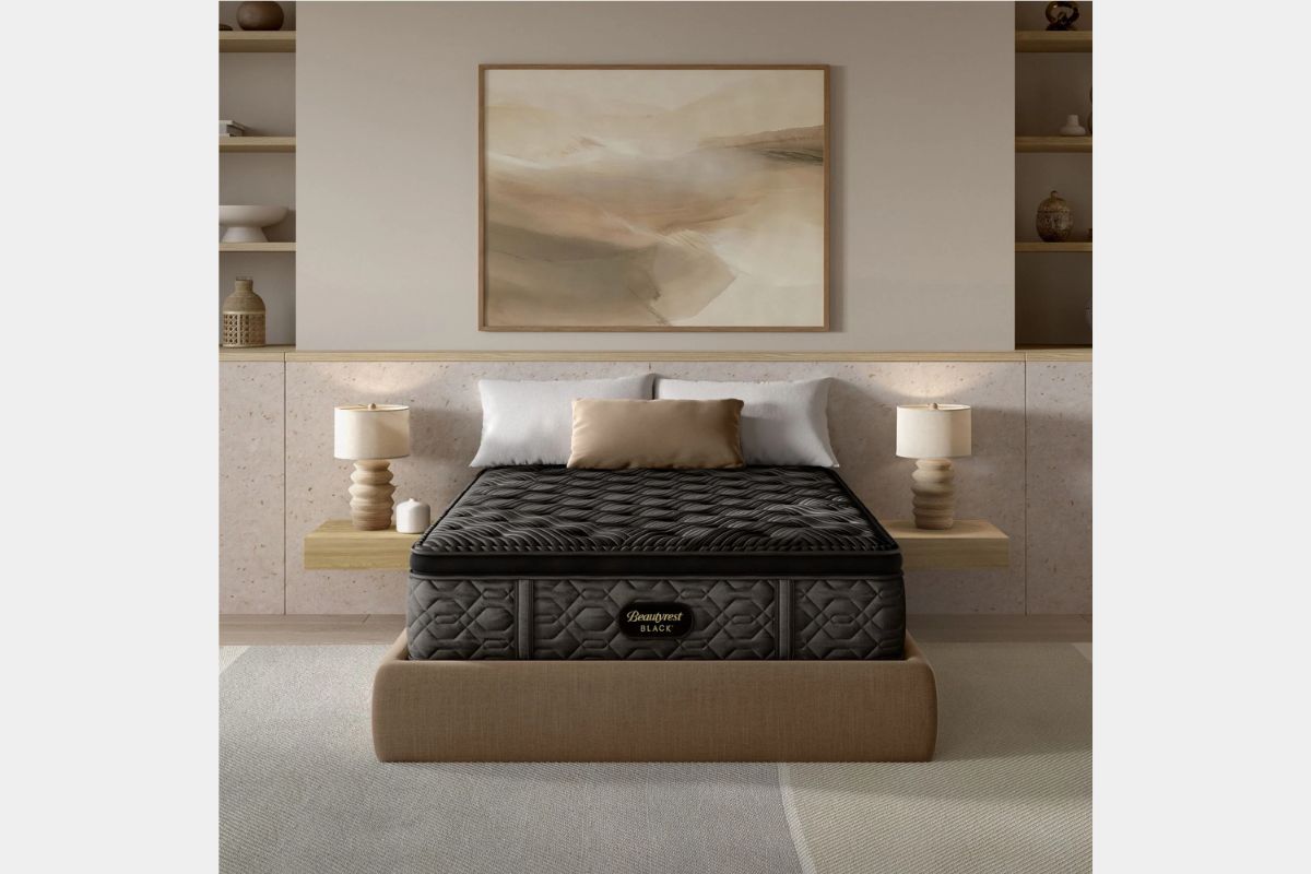 189756865:Simmons Beautyrest Black Series 1 Pillow Top Mattress, StyledFront