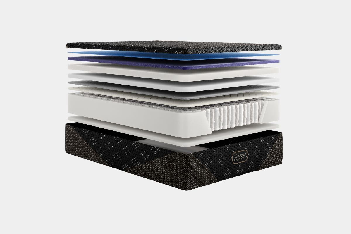 937186129:Simmons Beautyrest Black Hybrid Series 3 Xcs Mattress,