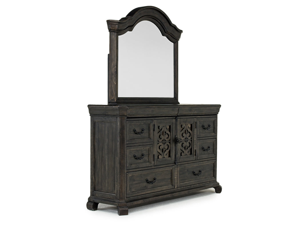 BELLAMY24:Bellamy Sleigh Bed & Dresser &, AngledAngle