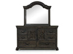 BELLAMY06:Bellamy Sleigh Bed & Dresser &, Front