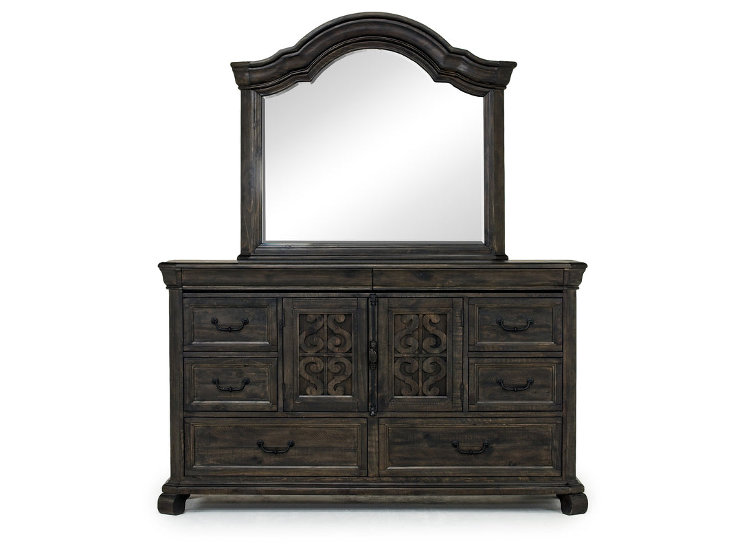 BELLAMY25:Bellamy Sleigh Bed & Dresser &, Front