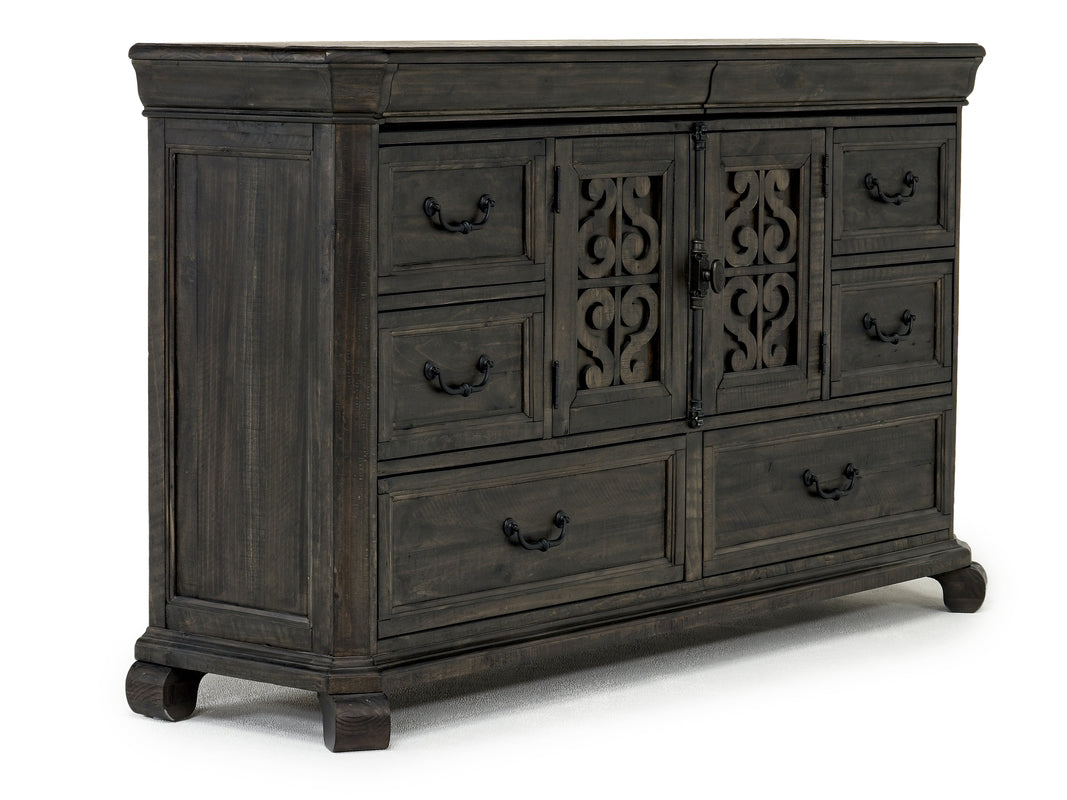 BELLAMY25:Bellamy Sleigh Bed & Dresser &, AngledAngle