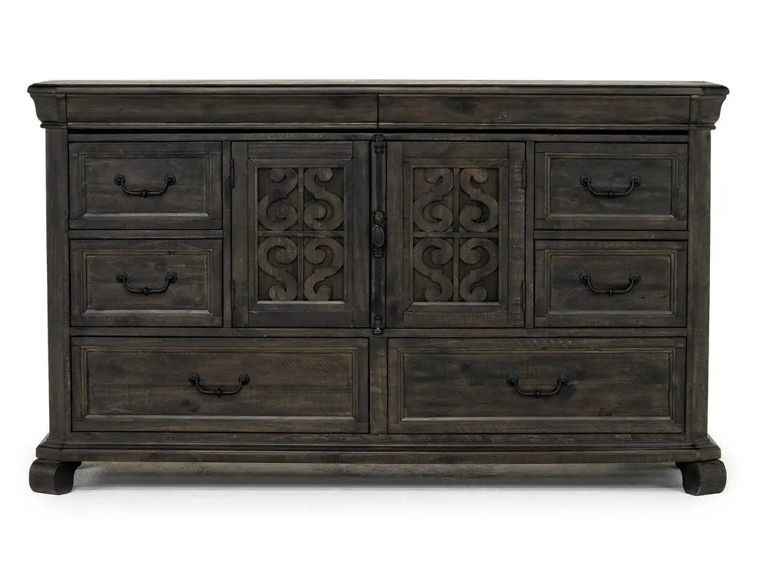 BELLAMY05:Bellamy Sleigh Bed & Dresser &, Front