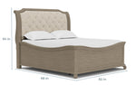 694446655:Bellamy Sleigh Bed, 