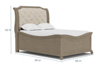 504389748:Bellamy Sleigh Bed, 