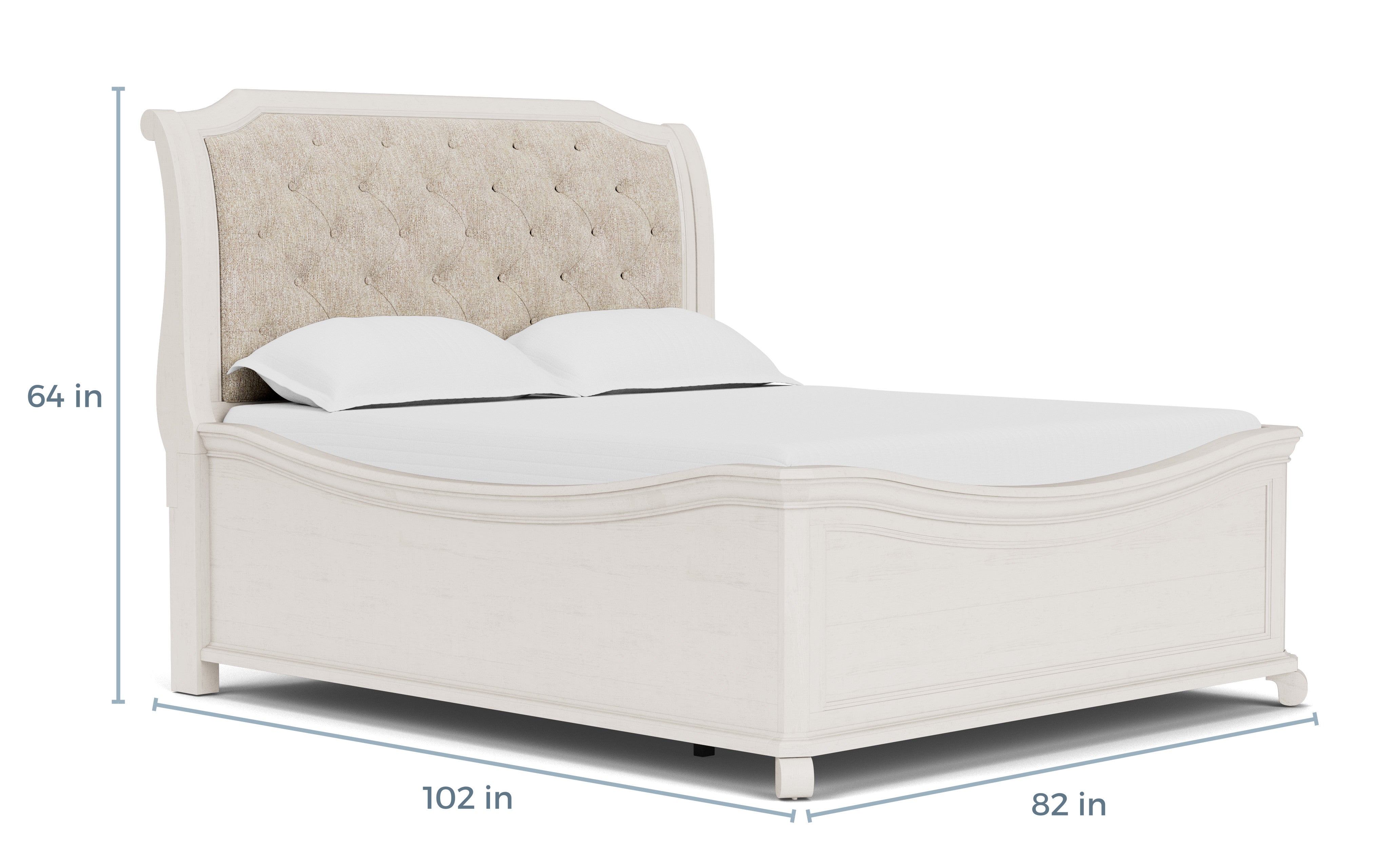 934180320:Bellamy Sleigh Bed, 