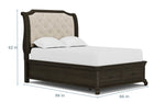 586077274:Bellamy Sleigh Bed, 