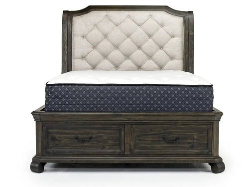 BELLAMY06:Bellamy Sleigh Bed & Dresser &, Front