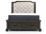 BELLAMY07:Bellamy Sleigh Bed & Dresser &, Front