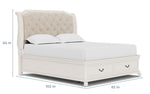 553525271:Bellamy Sleigh Bed, 