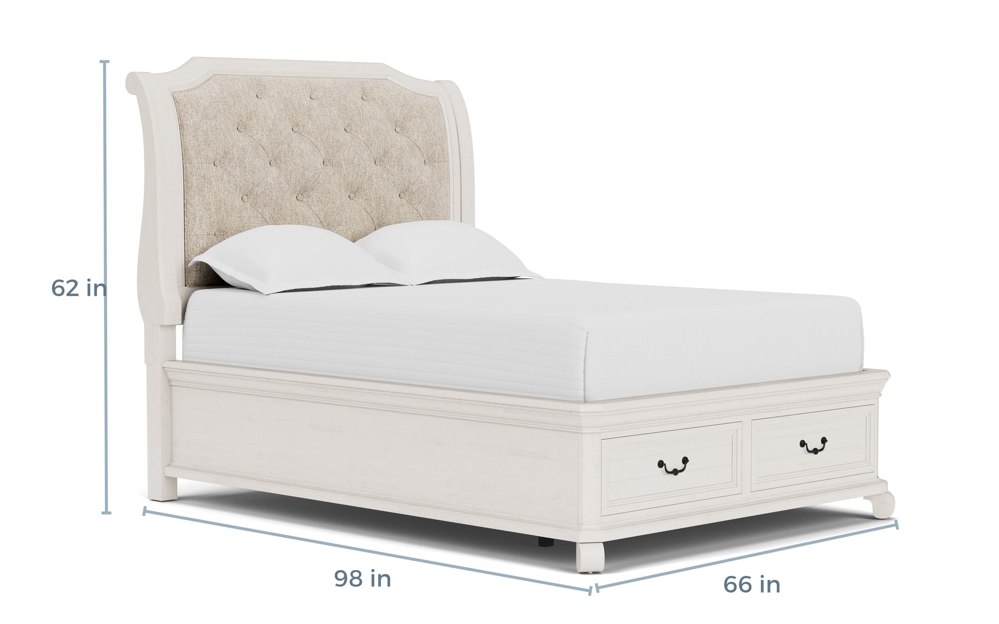 004340057:Bellamy Sleigh Bed, 