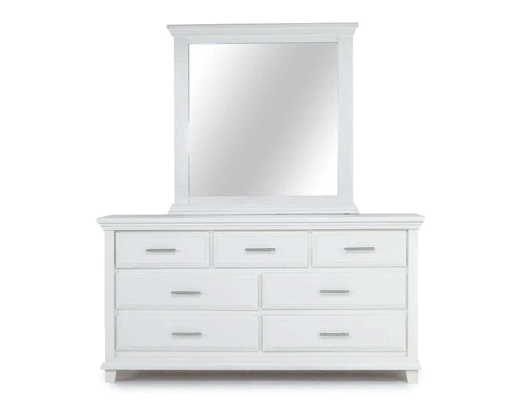 BELLABEDE:Bella Panel Bed & Dresser & Mi, Front