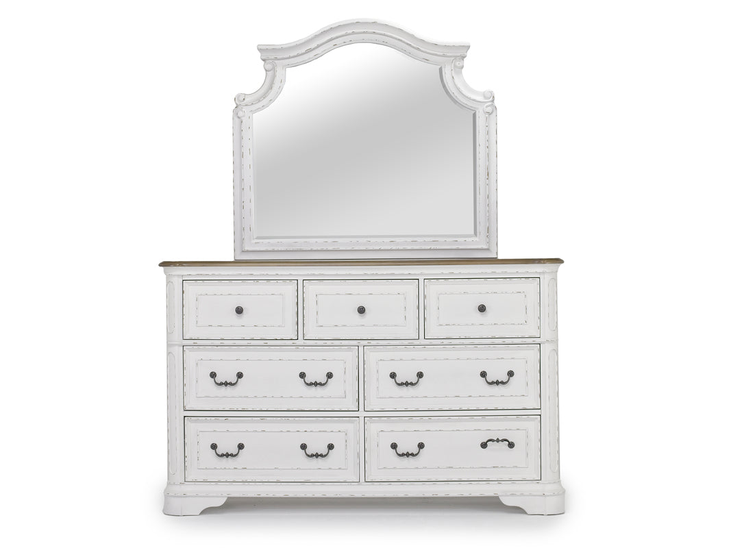 BELLEVUE6:Bellevue Sleigh Bed & Dresser , Front