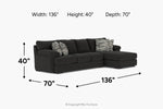 BERMUDA58:Bermuda Extra Large Sofa Chaise, 