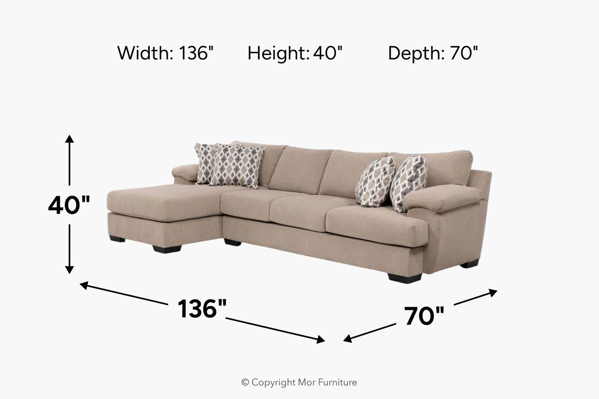 BERMUDAZ2:Bermuda Extra Large Sofa Chaise, 
