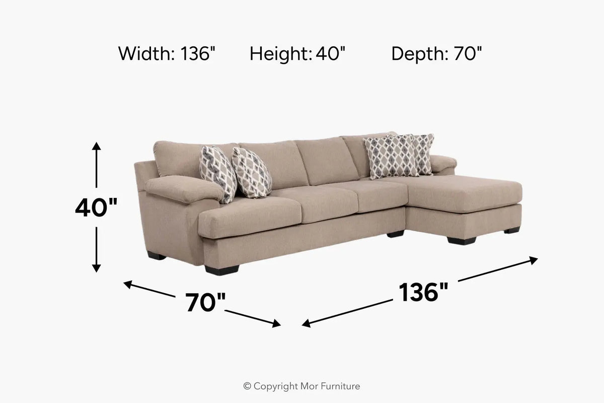 BERMUDAZ3:Bermuda Extra Large Sofa Chaise, 