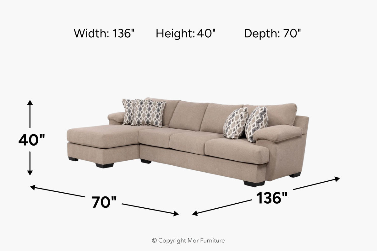 BERMUDAZJ:Bermuda Extra Large Sofa Chaise, 