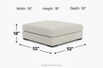 260840510:Bermuda Oversized Ottoman,