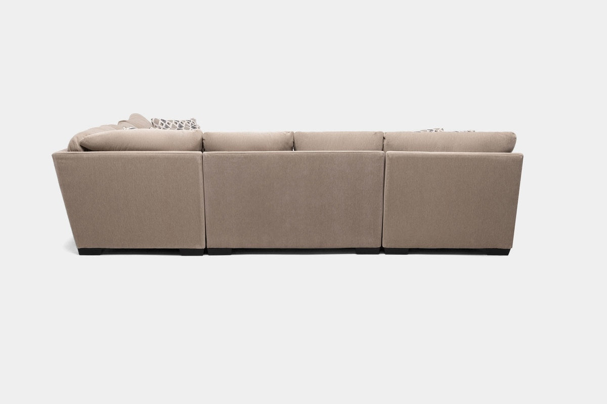 BERMUDAZD:Bermuda Tux Loveseat Chaise Sectional, Back